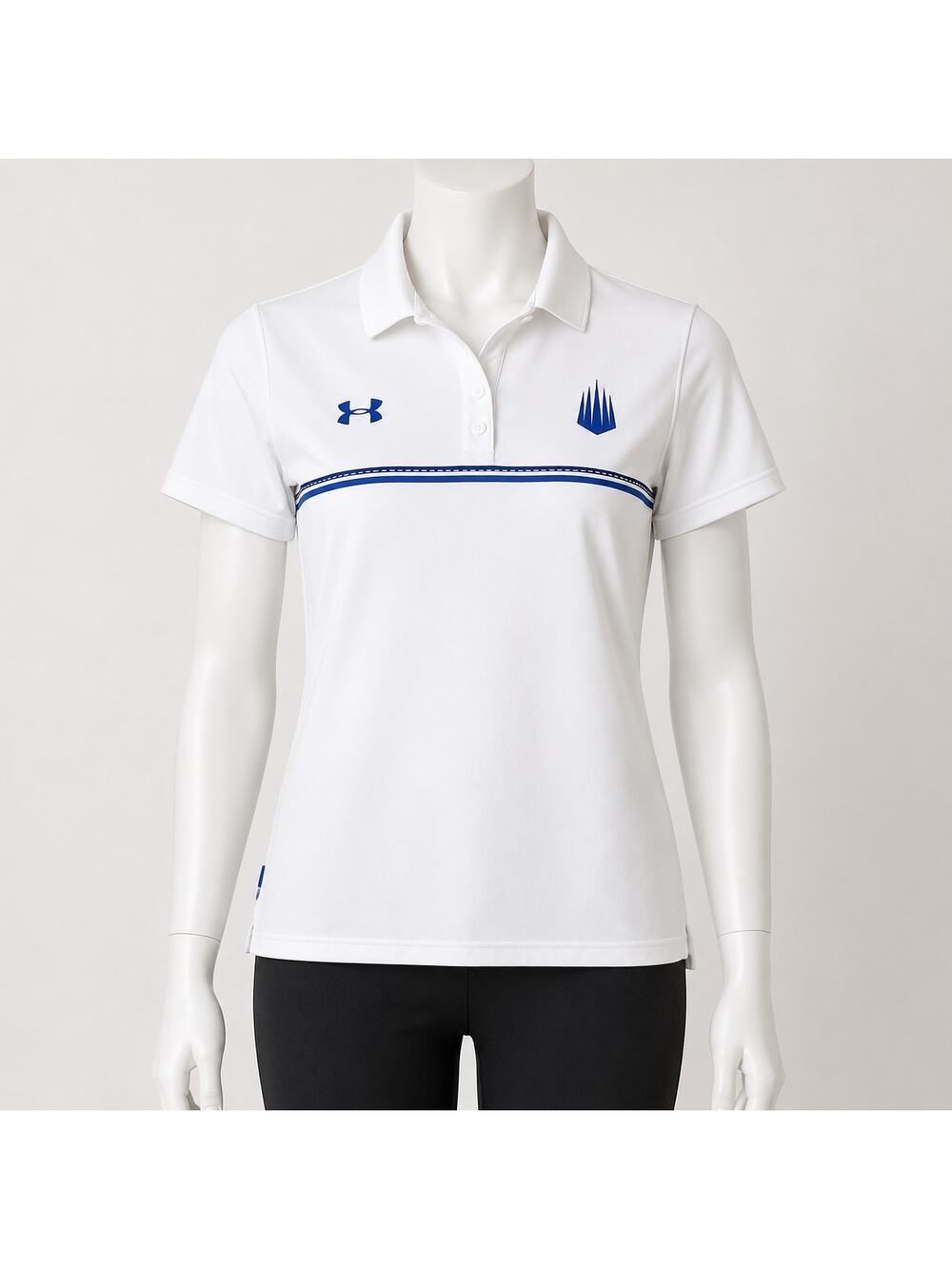 Under Armour IMG Academy Polo Shirt Women's XS White Performance Golf Top